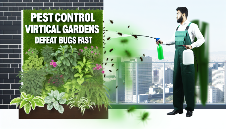 Pest Control Vertical Gardens: Defeat Bugs Fast