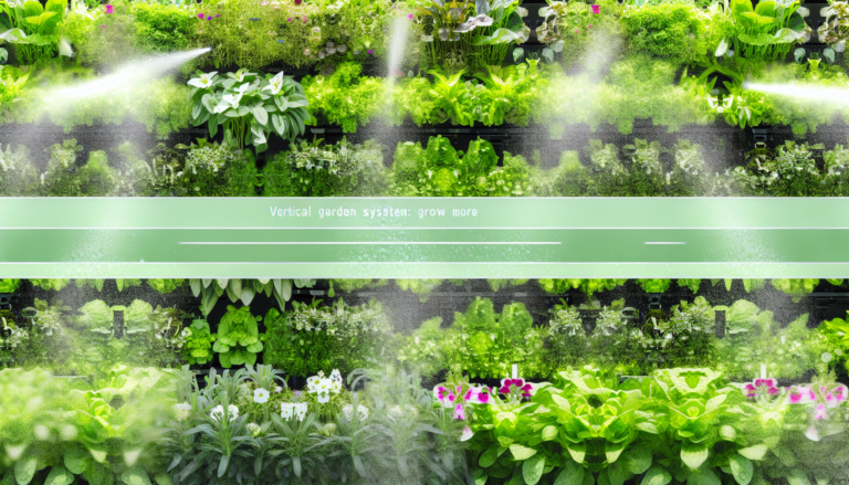 Vertical Garden Watering Systems: Grow More